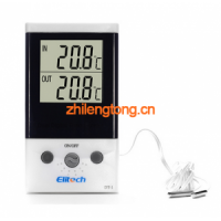 精創(chuàng)冰箱魚缸家用電子室外溫度計DT-1帶探頭雙路測溫高